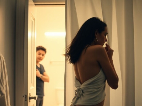 Mừng húm khi bạn gái cho đến nhà ở lại qua đêm, 12 giờ khuya thấy em trong nhà tắm, tôi bủn rủn chân tay