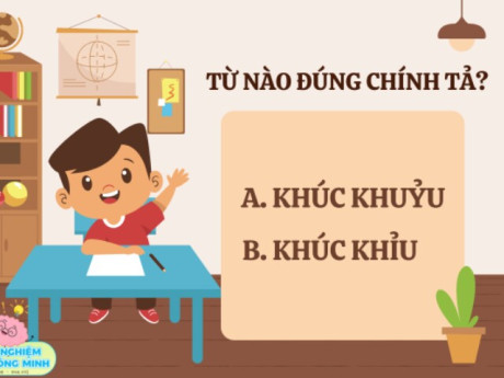 Trả lời câu đố Tiếng Việt trong 1 giây: Khúc khuỷu hay khúc khỉu đúng chính tả?