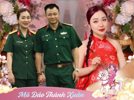 Yêu con - Nữ Thiếu tá đứng sau thành công của Giám đốc Nhà hát chèo Tự Long: "Ngày Tết, anh Long nấu món vợ thích, giành chơi với con”