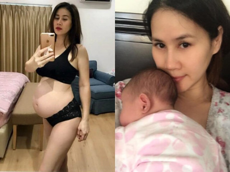 Yêu con - Mỹ nhân Đồng Tháp "cả nước biết mặt" bí mật sinh con ở Mỹ, đứa trẻ chào đời đúng mùng 1 Tết, giống hệt mẹ