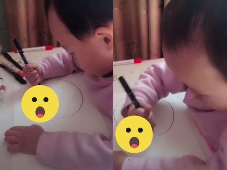 Yêu con - Bức vẽ nguệch ngoạc của bé gái 3 tuổi gây sốt cõi mạng, phụ huynh dụi mắt mấy lần khi thấy nội dung khó tin