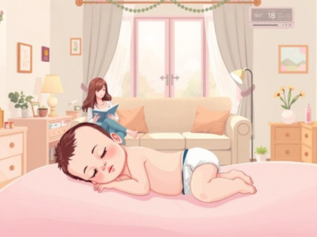 Yêu con - Chỉ người tinh tế mới nhận ra lỗi sai của người mẹ khi cho con ngủ ở bức hình trong 10 giây