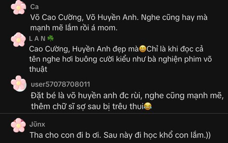 Lấy chồng họ Võ, mẹ định đặt tên con gái là Võ Sĩ Huyền Anh, nghe giải thích lý do nhiều người gật gù - 3