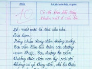 Yêu con - Bé trai lớp 4 đạt điểm 10 tuyệt đối với bài văn viết về bố, cô giáo bật khóc khi thấy khuôn mặt ở cuối bài