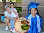 Yêu con - Con gái 7 tuổi đi học ở trường Mỹ, Thanh Thảo đăng ảnh cơm trưa mang đến trường, nhìn kỹ mới thấy đặc biệt