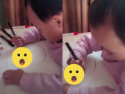 Yêu con - Bức vẽ nguệch ngoạc của bé gái 3 tuổi gây sốt cõi mạng, phụ huynh dụi mắt mấy lần khi thấy nội dung khó tin