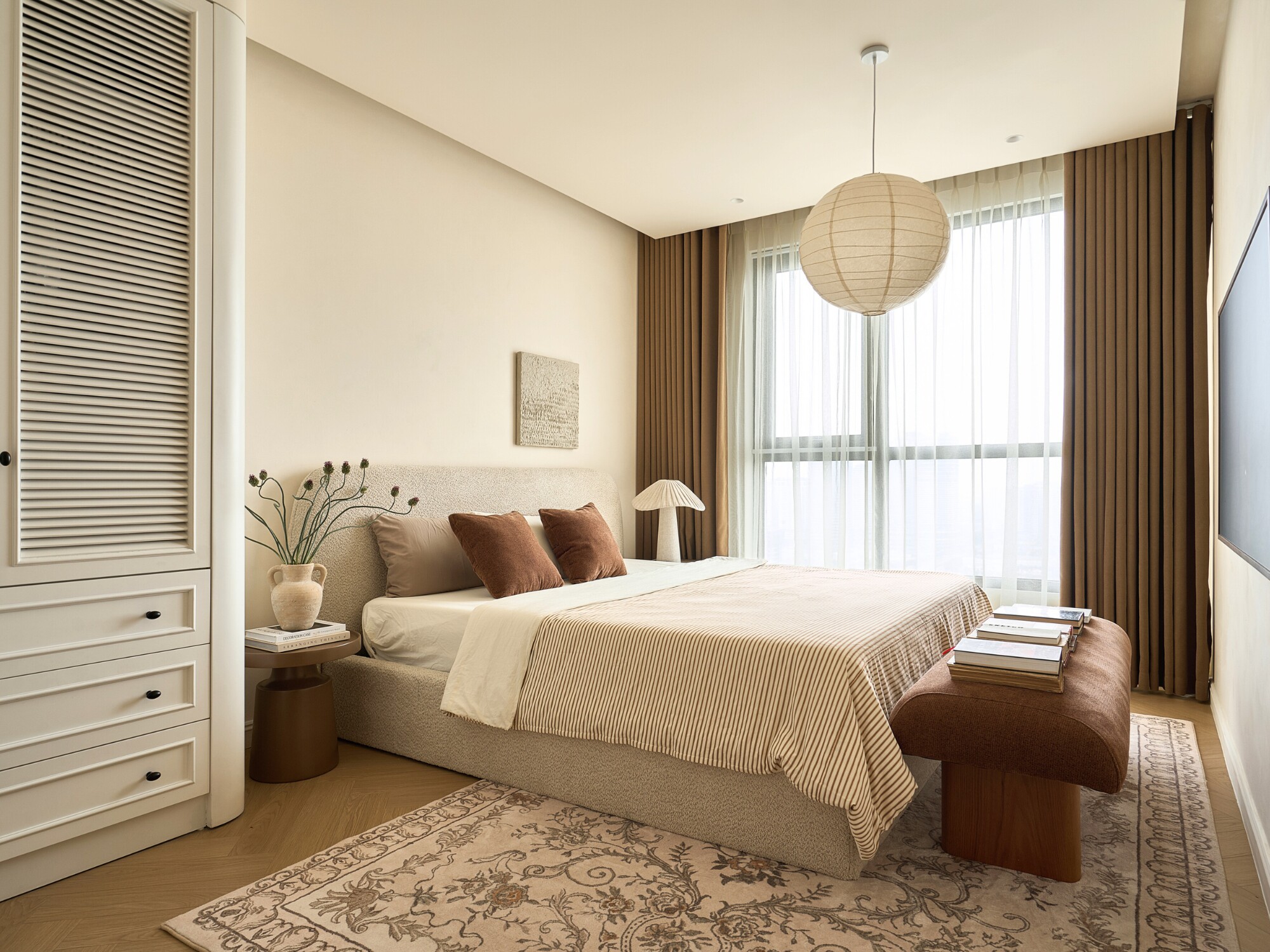 10 năm tích luỹ, cặp đôi BTV Truyền hình tậu được căn nhà 109m2 đẹp như tranh, năm đầu đón Tết nhà mới cùng 2 con - 5