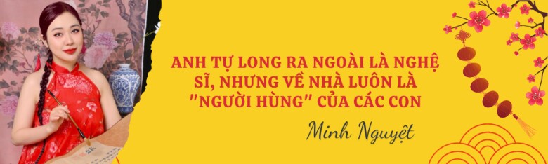 Nữ Thiếu tá đứng sau thành công của Giám đốc Nhà hát chèo Tự Long: amp;#34;Ngày Tết, anh Long nấu món vợ thích, giành chơi với con” - 6