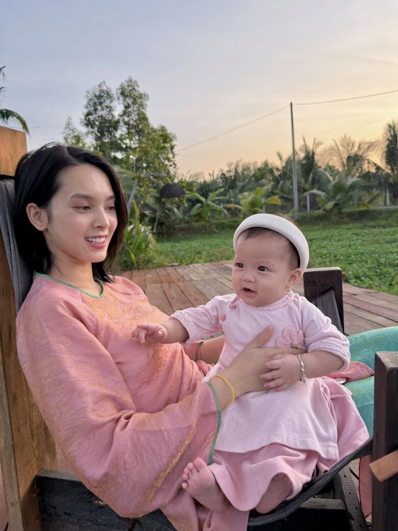 Sau sinh con cho chồng mới thiếu gia, Quỳnh Lương làm mẹ sướng, lần đầu nhắc về mẹ chồng miền Tây - 1