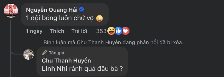 Phản ứng hài hước của Quang Hải về kế hoạch sinh con của vợ.