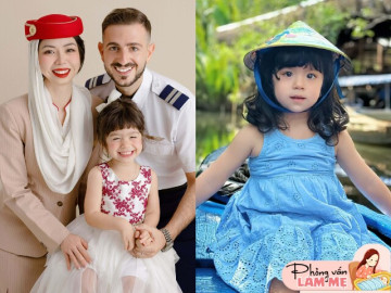 Yêu con - Phải lòng chàng phi công ngoại quốc, hotgirl TVHK Hưng Yên đẻ con gái cực phẩm, tấm tắc nuôi con ở Dubai sướng