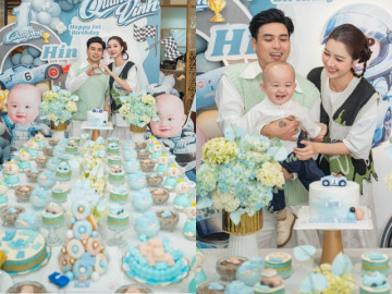 Yêu con - Có quý tử với hotgirl kém 17 tuổi, Hồ Quang Hiếu làm tiệc thôi nôi hoành tráng trong penthouse 23 tỷ