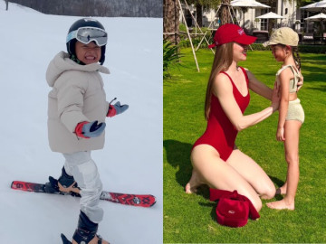 Yêu con - Cặp sinh đôi Lisa - Leon 6 tuổi đã nhiều tài, giỏi nghệ thuật lẫn thể thao, Hồ Ngọc Hà được nể phục cách dạy con