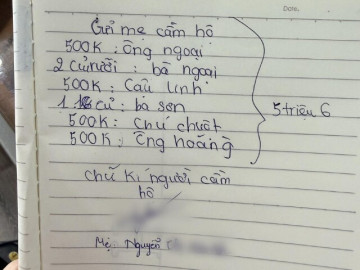 Yêu con - Mẹ Việt khóc mếu khi con 12 tuổi gửi tiền lì xì mua vàng, chỉ gần 6 triệu nhưng bắt mẹ phải ký tên