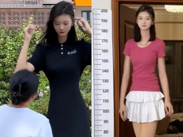 Yêu con - Bố mẹ chiều cao bình thường nhưng sinh con gái cao 2,2m, rất xinh đẹp, cứ ra đường là gia đình lo lắng