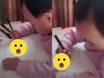 Yêu con - Bức vẽ nguệch ngoạc của bé gái 3 tuổi gây sốt cõi mạng, phụ huynh dụi mắt mấy lần khi thấy nội dung khó tin
