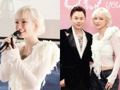 Châu Bùi gọi Binz là "chồng", được bạn trai rapper công khai hôn má 