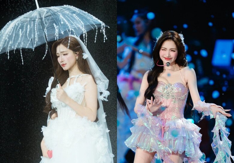 Nữ ca sĩ đầu tư show không thua kém các concert âm nhạc về sự hoành tráng, sân khấu, ý tưởng dàn dựng.