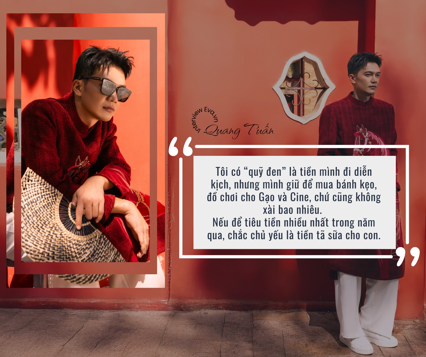Quang Tuấn: amp;#34;Chỉ cần 2 con không quậy là cả nhà thấy Tết nhẹ một nửaamp;#34; - 4