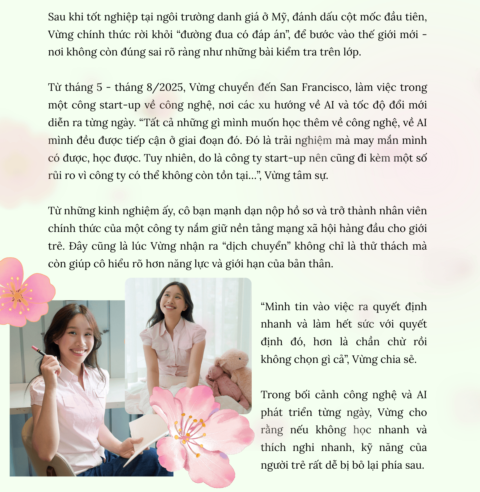 Mùa xuân của những bạn trẻ “phi nước đại”: Không chờ đợi để phí hoài tuổi xuân, thế hệ Z tự tạo “đường đua” cho mình - 25