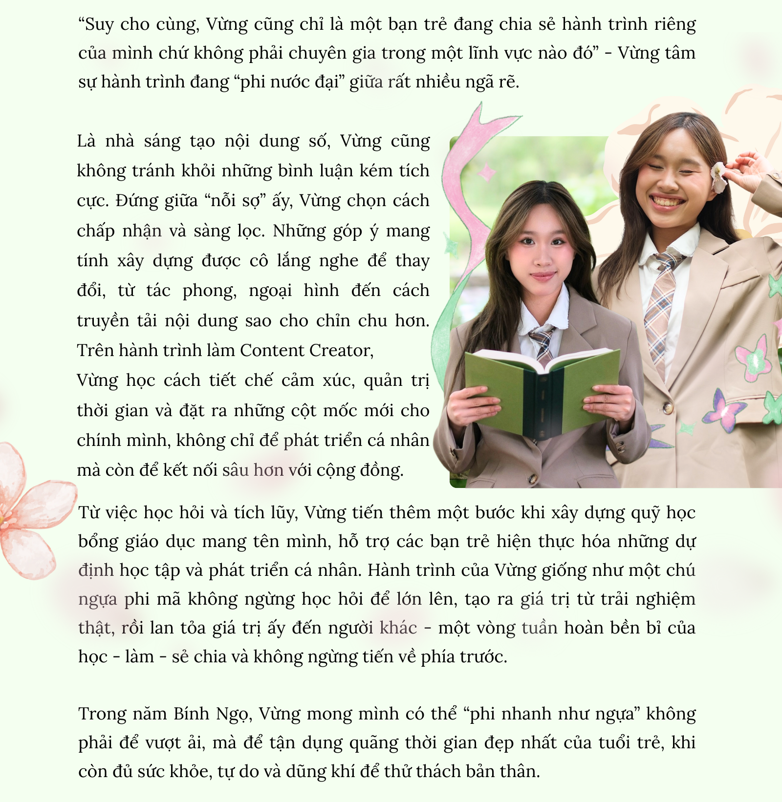 Mùa xuân của những bạn trẻ “phi nước đại”: Không chờ đợi để phí hoài tuổi xuân, thế hệ Z tự tạo “đường đua” cho mình - 29