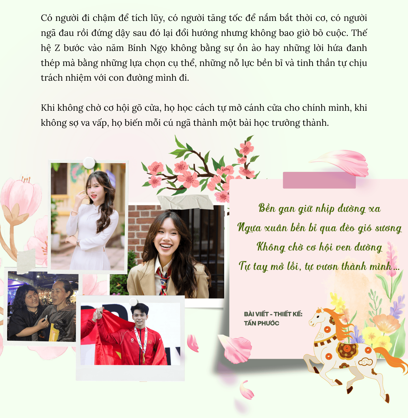 Mùa xuân của những bạn trẻ “phi nước đại”: Không chờ đợi để phí hoài tuổi xuân, thế hệ Z tự tạo “đường đua” cho mình - 31