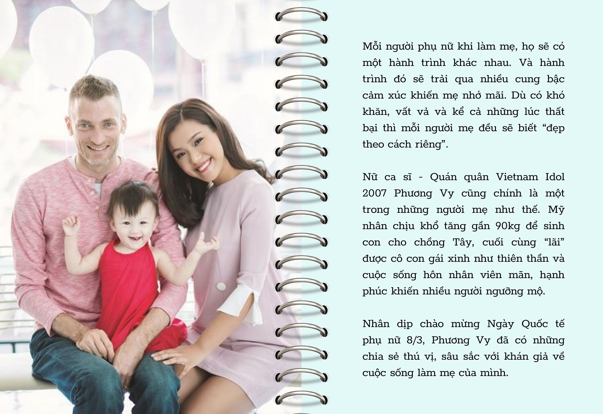 Lấy chồng Tây sinh được bé gái đẹp như amp;#34;nữ thầnamp;#34;, Phương Vy Idol: Con tôi biết mình nổi tiếng, được mọi người yêu quý - 4