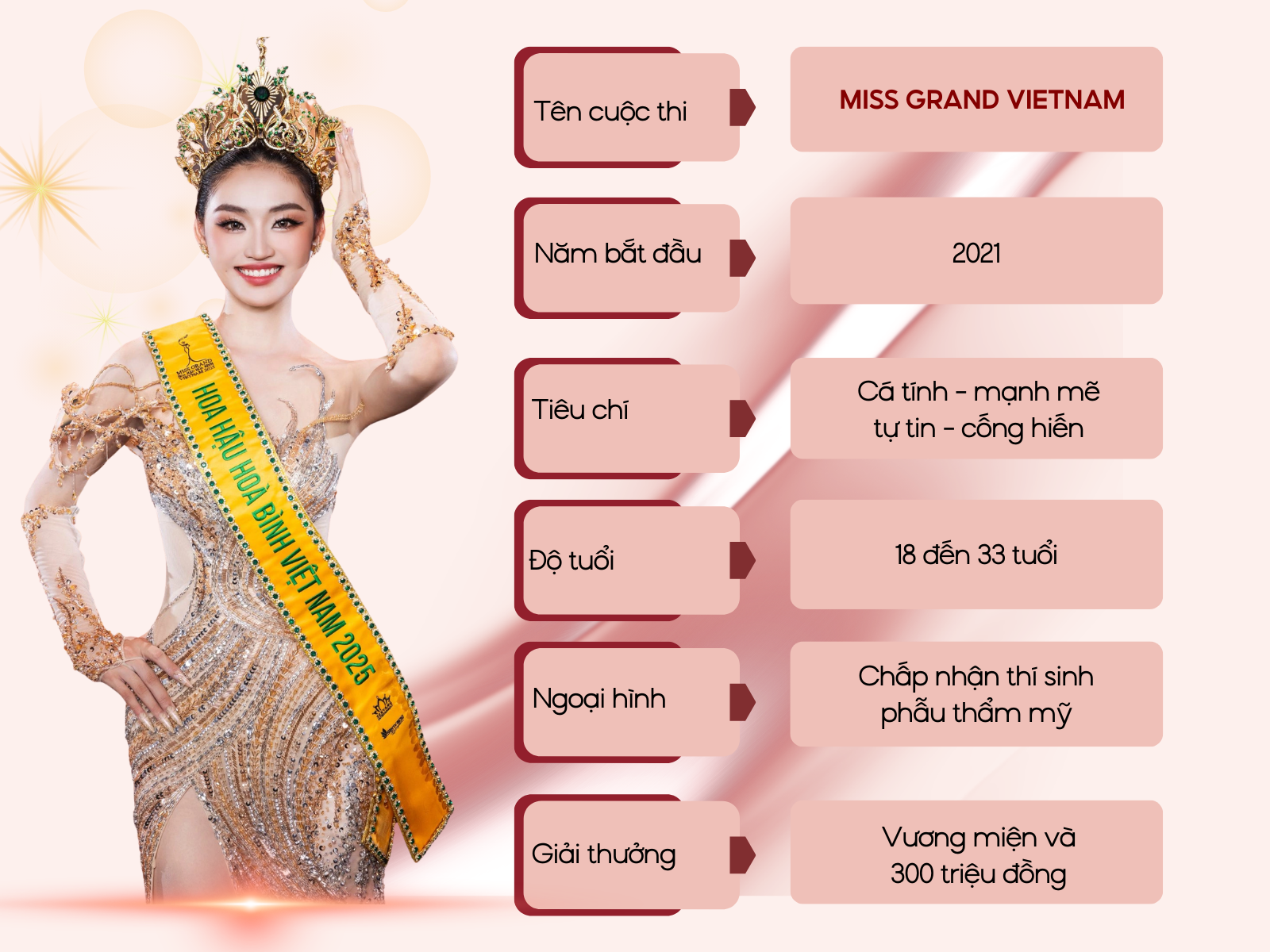 Hoa hậu ở Việt Nam gồm những cuộc thi nào? Đây là 6 đấu trường sắc đẹp quyền lực nhất hiện nay - 26