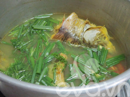 Canh riêu cá chép chua ngon
