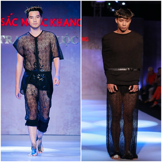 Thiết kế xuyên thấu dành cho nam giới đã bắt đầu xuất hiện trên sàn catwalk Việt một vài năm trở lại đây.
