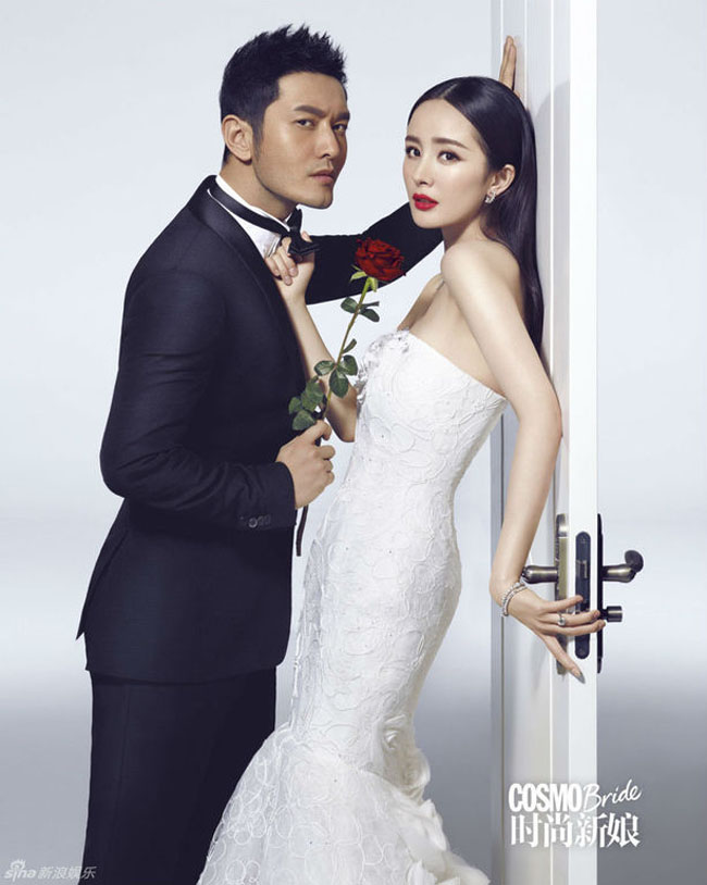 Dương Mịch và Huỳnh Hiểu Minh hiện diện trên tạp chí Cosmo Bride số mới nhất, tạo thành một cặp đôi mới với sức hút lớn.
