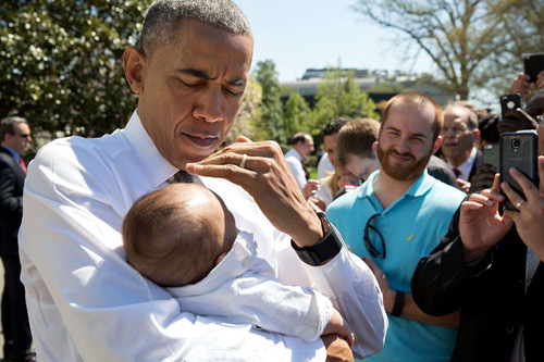 Những khoảnh khắc đời thường bình dị của Tổng thống Obama