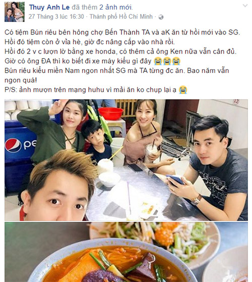 Gánh bún riêu chợ Bến Thành khiến vợ chồng Đăng Khôi mê “quên lối về” - 1