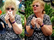 Tin tức - Du khách Châu Âu ngã chảy máu mũi vì móc sắt trên vỉa hè Sài Gòn