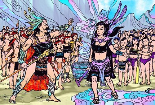 Nhấn vào ảnh để phóng to truyen co tich cho be: su tich ngay gio sang hung vuong 10/3 - 1