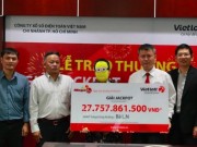 Tin tức - Tình tiết bất ngờ trong lễ trao giải xổ số Vietlott gần 28 tỉ đồng