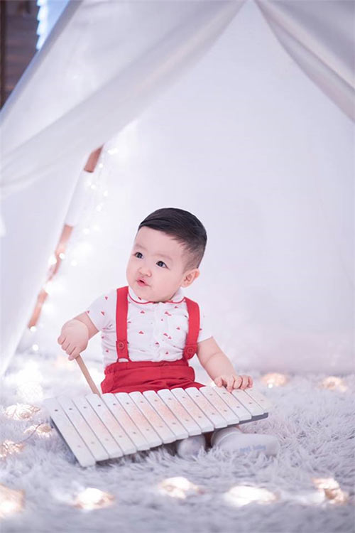 amp;#34;Khó cầm lòngamp;#34; trước vẻ bụ bẫm, đáng yêu của con trai Tâm Tít - 9