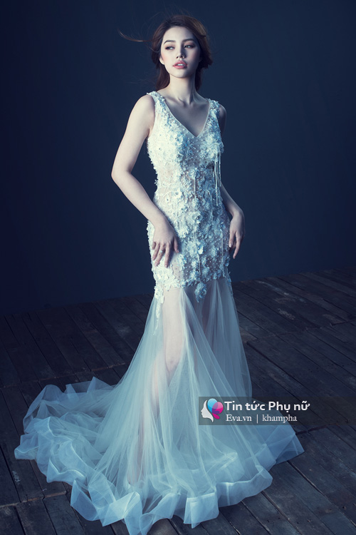 Jolie nguyễn kiêu sa với đầm dạ hội voan mỏng manh - 11