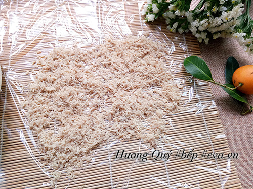 Xôi cuộn ruốc thơm ngon, đẹp mắt ai nhìn thấy cũng muốn ăn ngay - 4