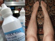 Làm đẹp - Chỉ với 4 bước đơn giản và 1 lọ oxy già bạn có thể dọn sạch lông chân tay, lông nách
