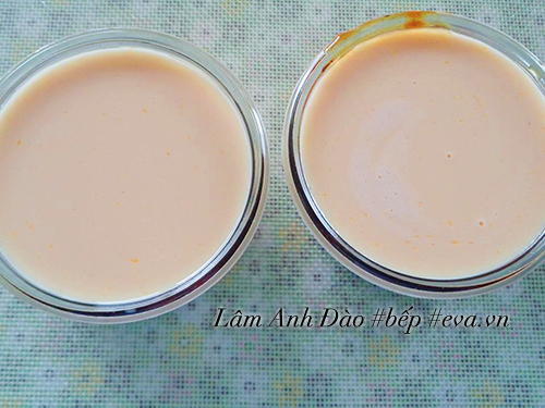 Cách làm bánh flan cà phê sữa mềm mịn, tươi mát - 8