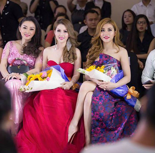 Á hậu Lương Nhã Hiền xinh đẹp nổi bật đi xem thời trang - 4