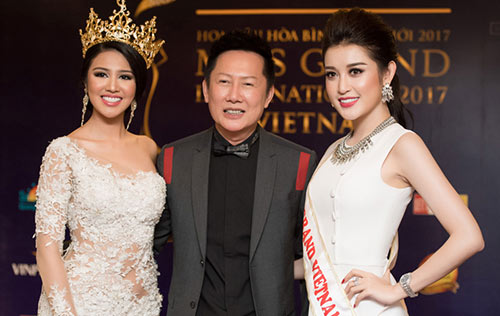 Á hậu Huyền My đẹp ngọt ngào, đọ dáng bên Đức Hùng và Top 5 Hoa hậu Hòa bình thế giới - 9