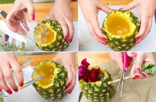 Cắm hoa trong bình hay lọ amp;#34;lỗi mốtamp;#34; rồi, giờ phải cắm vào... vỏ trái cây mới độc - 2