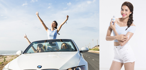 Có bí quyết này, Phạm Hương chẳng sợ nắng! - 2