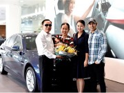 Làng sao - Tậu xế hộp tiền tỷ, Thanh Bình đưa cả mẹ vợ đi nhận cùng, đúng là con rể quý!