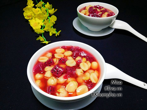 Chè hạt sen nấu thanh long đỏ, tuyệt ngon để detox ngày nắng nóng - 6