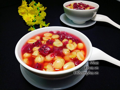 Chè hạt sen nấu thanh long đỏ, tuyệt ngon để detox ngày nắng nóng - 8