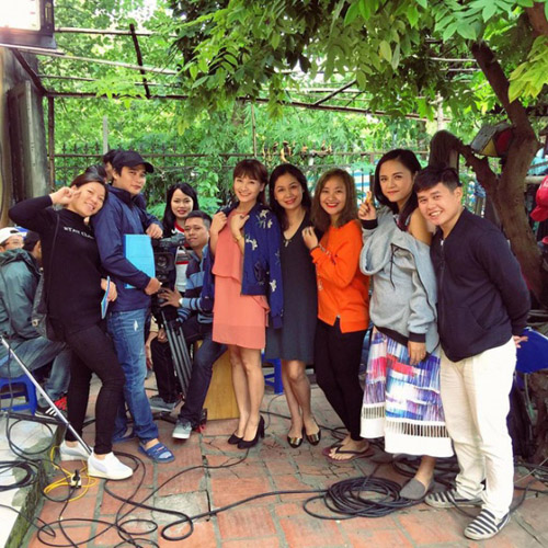 Hậu trường ngáp ngủ, nhí nhố của amp;#34;Sống chung với mẹ chồngamp;#34; - 7