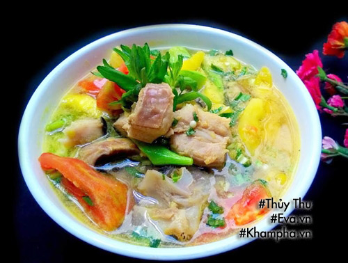 Cơm chiều hấp dẫn với ếch kho sả, canh chua cá - 4